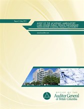 BC Audit Of The Academic Ambulatory Care Centre Public Private Partnership Vancouver Coastal Health Authority